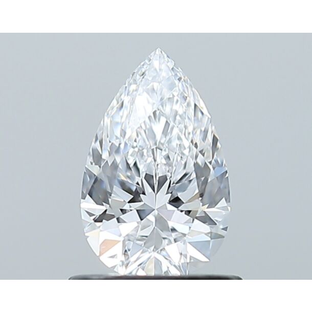 0.71 Carat Natural Diamond, Pear Cut, Color D, Clarity VS1 0.71 Carat Natural Diamond, Pear Cut, Color D, Clarity VS1