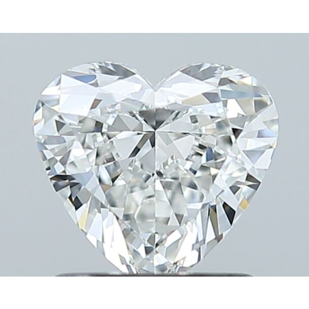 1.01 Carat Natural Diamond, Heart Cut, Color H, Clarity VVS1