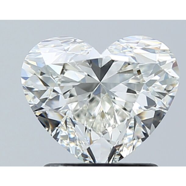 1.51 Carat Diamant Naturel de taille Coeur, Couleur I, Pureté VS2
