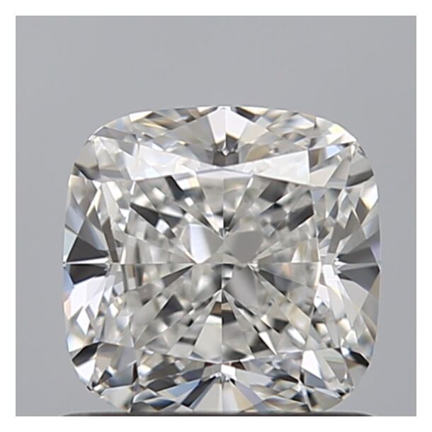 0.81 Carat Natural Diamond, Cushion Cut, Color F, Clarity VVS2