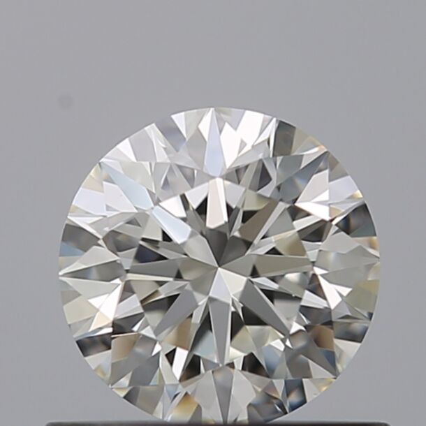 0.63 Carat Natural Diamond, Round Cut, Color I, Clarity VS1