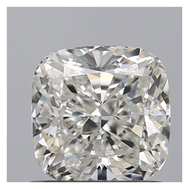 0.8 Carat Natural Diamond, Cushion Cut, Color H, Clarity VS1