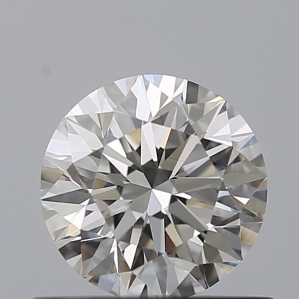 0.65 Carat Natural Diamond, Round Cut, Color F, Clarity VVS2 0.65 Carat Natural Diamond, Round Cut, Color F, Clarity VVS2