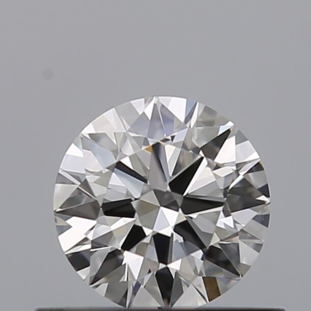 0.47 Carat Natural Diamond, Round Cut, Color E, Clarity VVS1