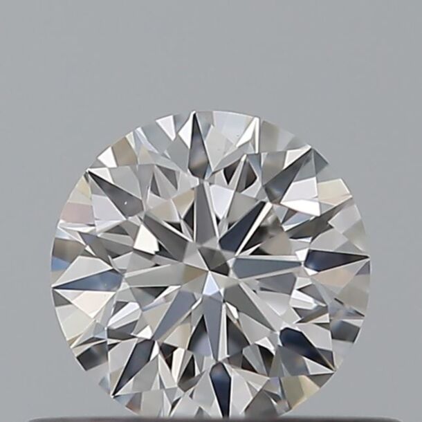 0.4 Carat Natural Diamond, Round Cut, Color E, Clarity VS1