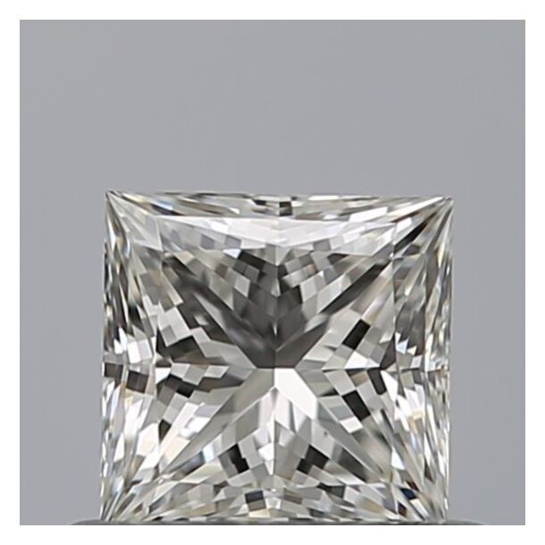 0.51 Carat Natural Diamond, Princess Cut, Color H, Clarity IF 0.51 Carat Natural Diamond, Princess Cut, Color H, Clarity IF