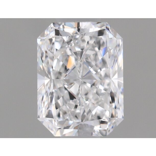 0.5 Carat Natural Diamond, Radiant Cut, Color D, Clarity VS2