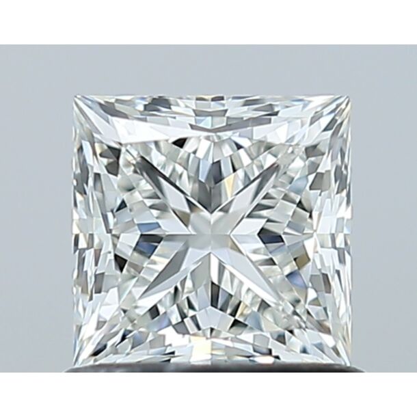 0.9 Carat Natural Diamond, Princess Cut, Color I, Clarity VS1