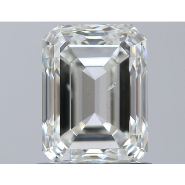 1 Karaat Natuurlijke Diamant met een Smaragd vorm, Kleur I, Zuiverheid SI1