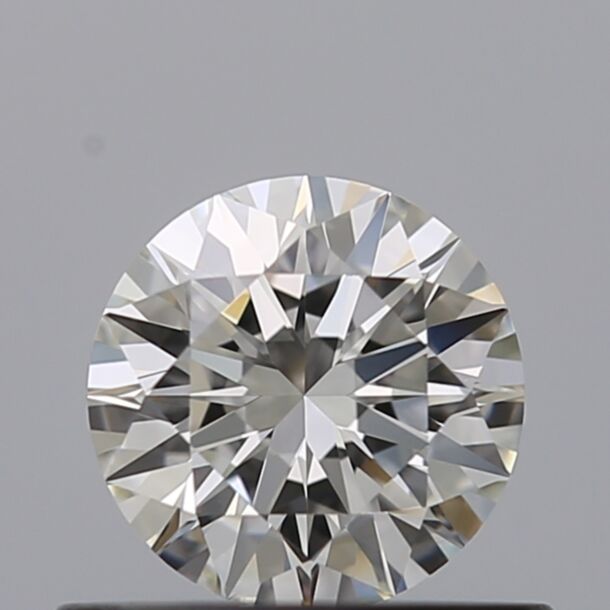 0.52 Carat Diamant Naturel de taille Brillant, Couleur G, Pureté VVS1