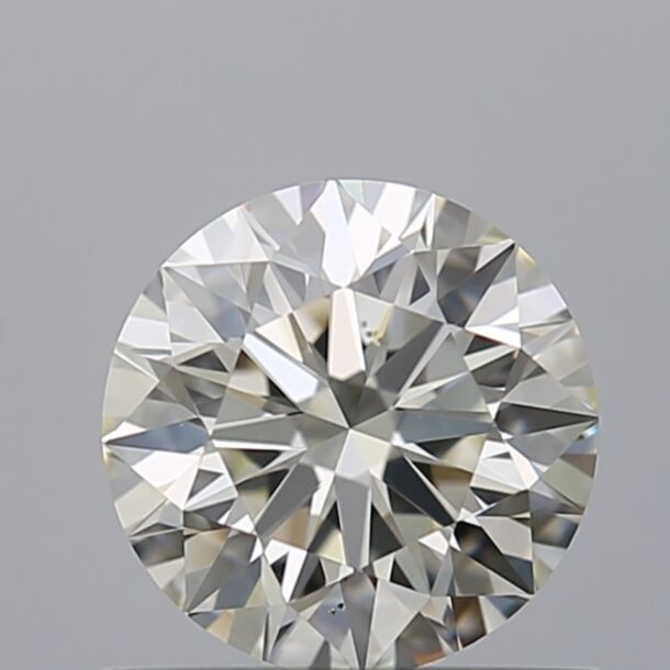0.74 Carat Natural Diamond, Round Cut, Color I, Clarity VS2 0.74 Carat Natural Diamond, Round Cut, Color I, Clarity VS2