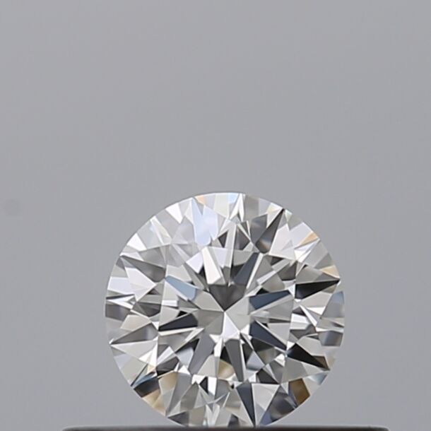 0.3 Carat Natural Diamond, Round Cut, Color D, Clarity IF