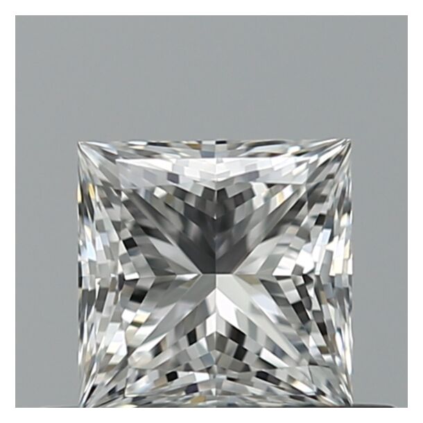 0.56 Karaat Natuurlijke Diamant met een Prinses vorm, Kleur F, Zuiverheid VVS1 0.56 Karaat Natuurlijke Diamant met een Prinses vorm, Kleur F, Zuiverheid VVS1