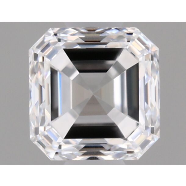 0.51 Karat Natürlicher Diamant Im Asscherschliff, Farbe D, Reinheit VVS2