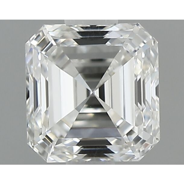 0.5 Karaat Natuurlijke Diamant met een Asscher vorm, Kleur F, Zuiverheid VVS2
