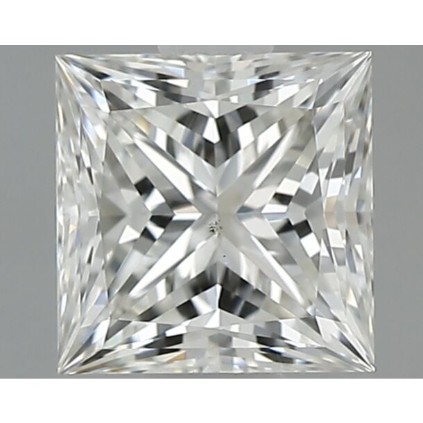 0.6 Karat Natürlicher Diamant Im Prinzessschliff, Farbe H, Reinheit VS2