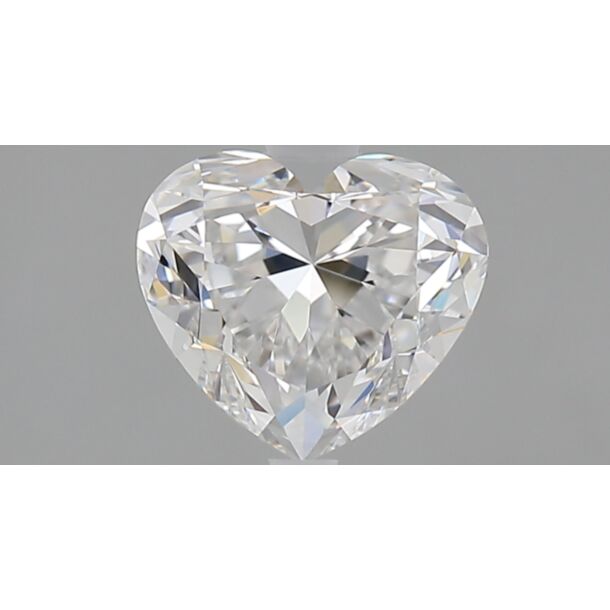 1.51 Carat Diamant Naturel de taille Coeur, Couleur D, Pureté VVS2