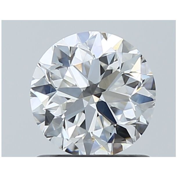 1.01 Carat Diamant Naturel de taille Brillant, Couleur F, Pureté VVS2