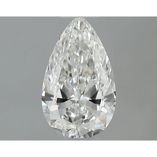 0.41 Carat Diamant Naturel de taille Poire, Couleur G, Pureté VVS1
