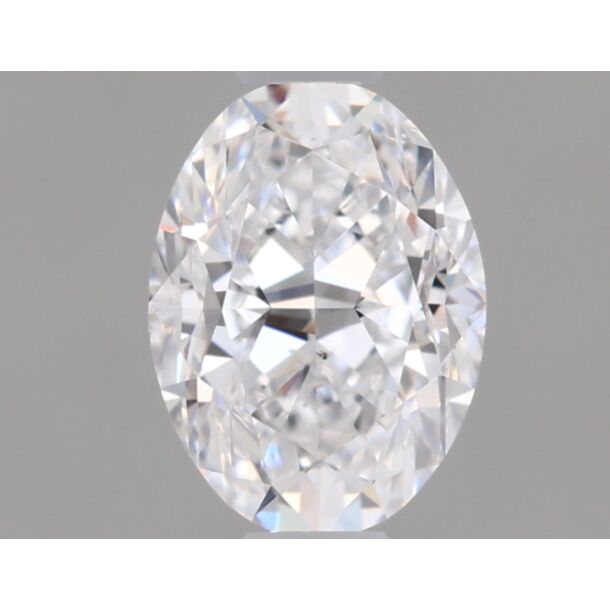 0.5 Karaat Natuurlijke Diamant met een Ovaal vorm, Kleur D, Zuiverheid SI1