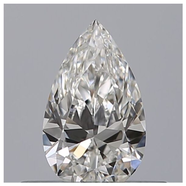 0.33 Carat Diamant Naturel de taille Poire, Couleur E, Pureté IF