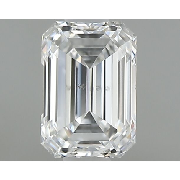 0.61 Carat Diamant Naturel de taille émeraude, Couleur E, Pureté SI1 0.61 Carat Diamant Naturel de taille émeraude, Couleur E, Pureté SI1
