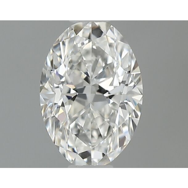 0.41 Carat Diamant Naturel de taille Oval, Couleur F, Pureté VVS1