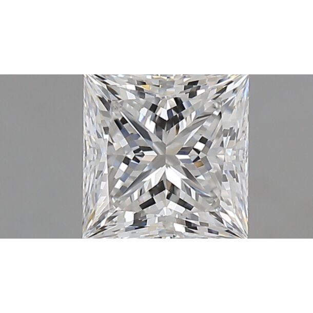 1.24 Carat Natural Diamond, Princess Cut, Color G, Clarity VS1