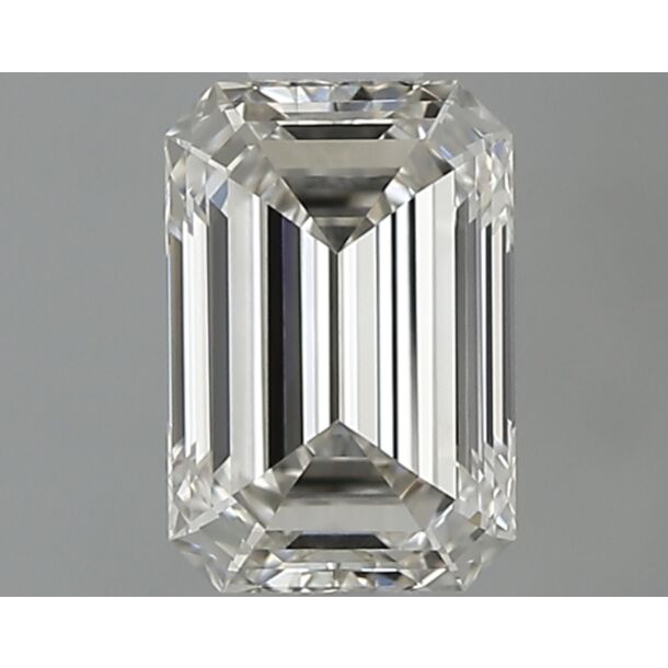 0.75 Carat Diamant Naturel de taille émeraude, Couleur I, Pureté VVS1