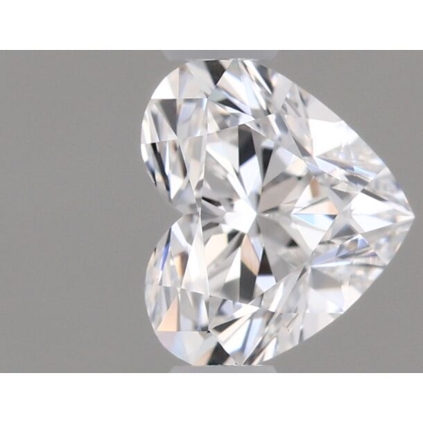 0.44 Carat Diamant Naturel de taille Coeur, Couleur E, Pureté VVS2
