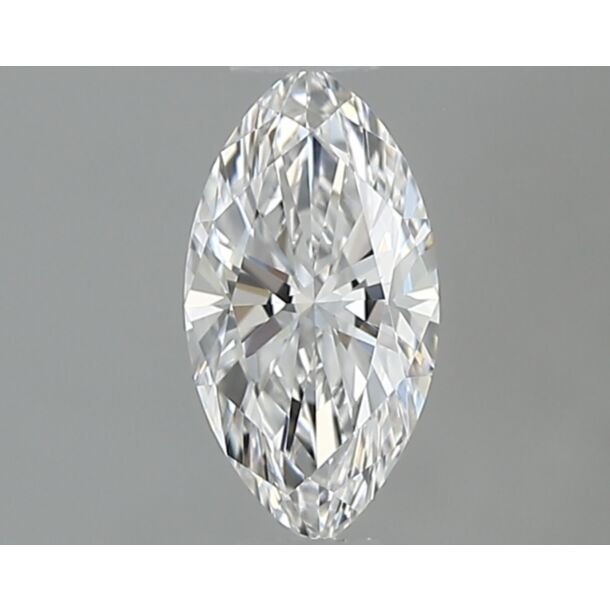 0.35 Carat Diamant Naturel de taille Marquise, Couleur D, Pureté VVS1