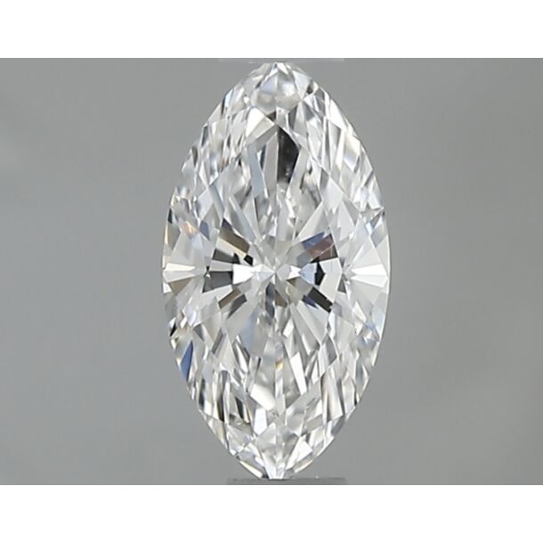 0.42 Carat Diamant Naturel de taille Marquise, Couleur D, Pureté VS2