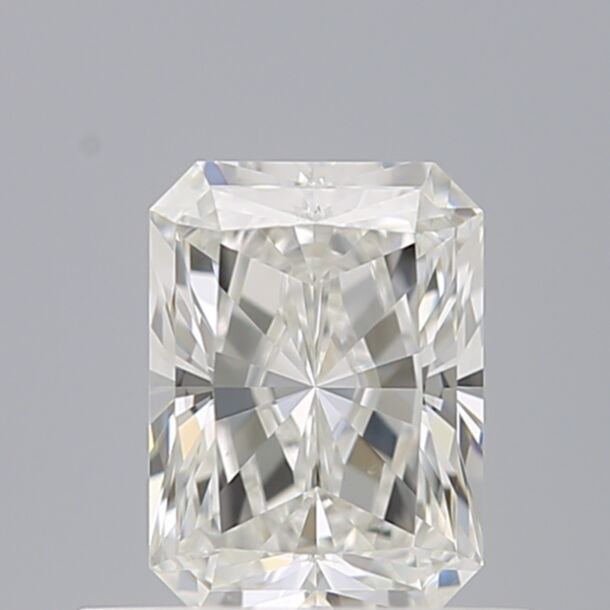 0.52 Carat Diamant Naturel de taille Radiant, Couleur G, Pureté VS2