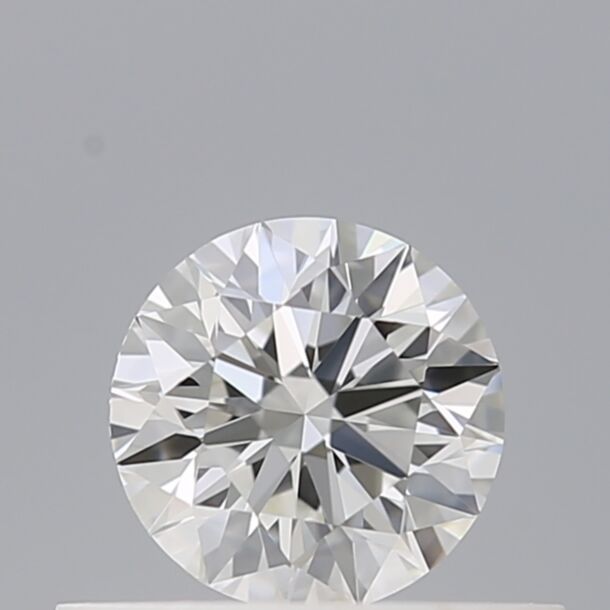 0.4 Carat Natural Diamond, Round Cut, Color F, Clarity VVS1