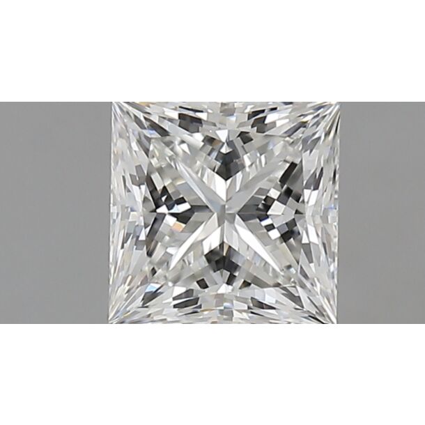1.23 Carat Diamant Naturel de taille Princesse, Couleur H, Pureté VVS1