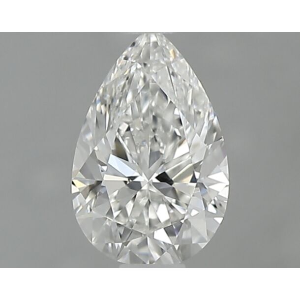 0.5 Carat Natural Diamond, Pear Cut, Color G, Clarity VS2