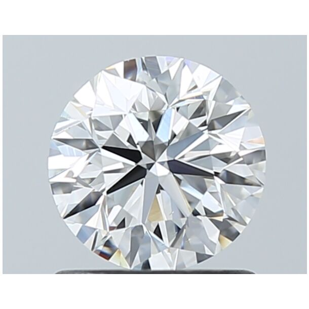 0.9 Carat Natural Diamond, Round Cut, Color G, Clarity VS2