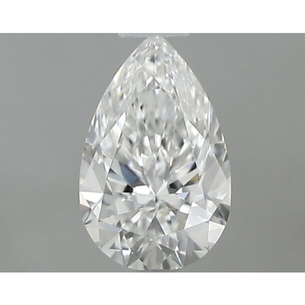 0.4 Karaat Natuurlijke Diamant met een Peer vorm, Kleur E, Zuiverheid VVS1