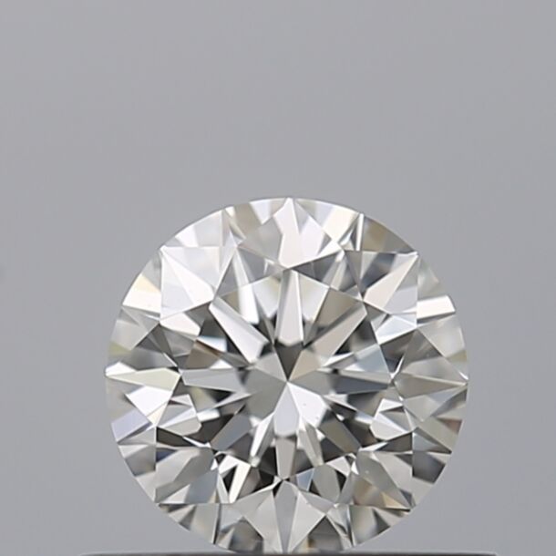 0.5 Carat Natural Diamond, Round Cut, Color F, Clarity VS1