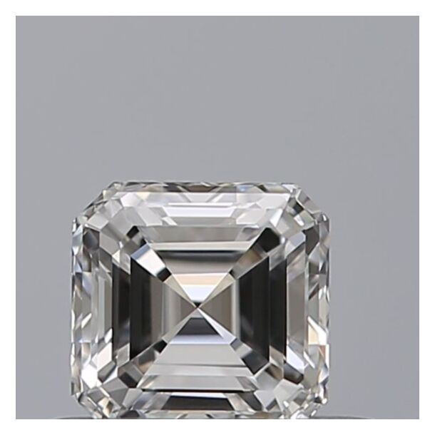 0.4 Carat Natural Diamond, Asscher Cut, Color D, Clarity VVS1
