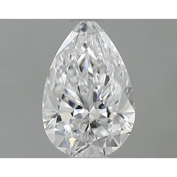 0.4 Karat Natürlicher Diamant Im Tropfenschliff, Farbe D, Reinheit VS2