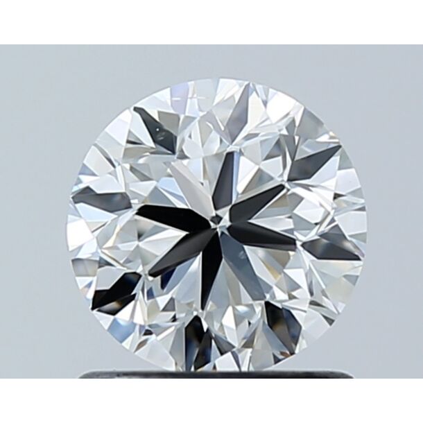 1 Carat Natural Diamond, Round Cut, Color F, Clarity SI1