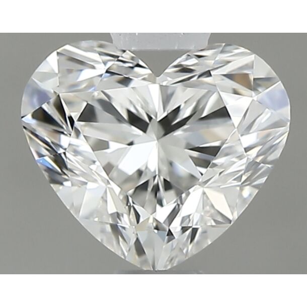 0.6 Karat Natürlicher Diamant Im Herzschliff, Farbe H, Reinheit VS1