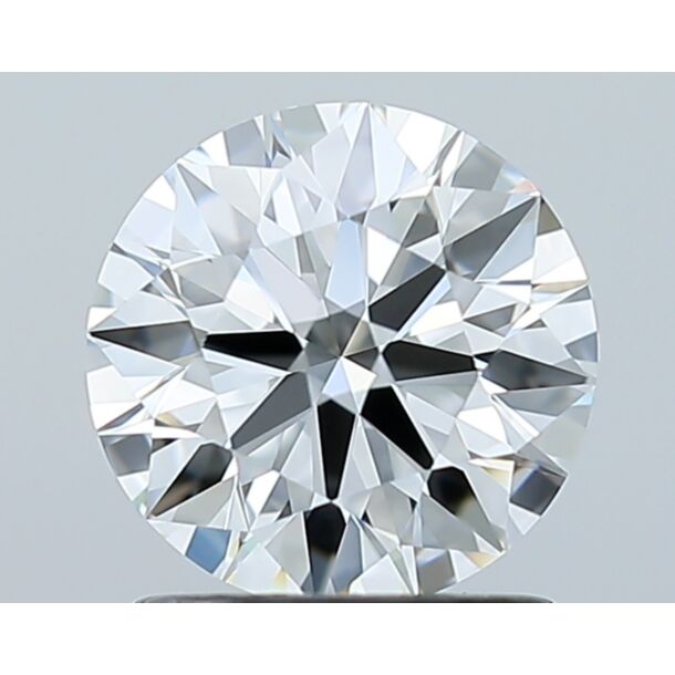 1.25 Carat Natural Diamond, Round Cut, Color F, Clarity FL