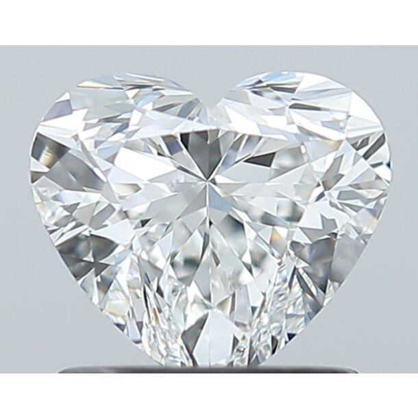 1.01 Carat Natural Diamond, Heart Cut, Color G, Clarity VS2 1.01 Carat Natural Diamond, Heart Cut, Color G, Clarity VS2