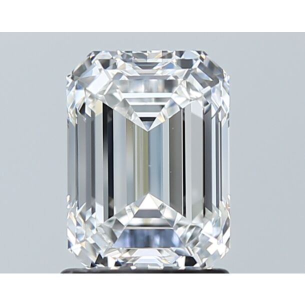 1.71 Carat Natural Diamond, Emerald Cut, Color E, Clarity VS1
