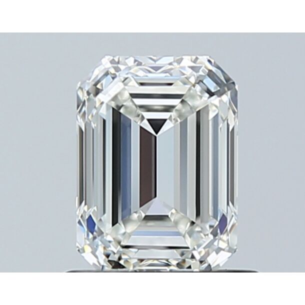 1.01 Karat Natürlicher Diamant Im Smaragdschliff, Farbe G, Reinheit IF