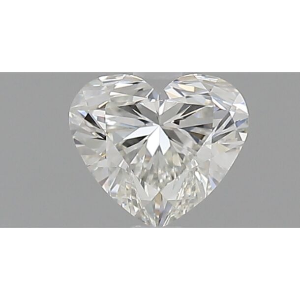 0.51 Carat Natural Diamond, Heart Cut, Color H, Clarity VVS2 0.51 Carat Natural Diamond, Heart Cut, Color H, Clarity VVS2