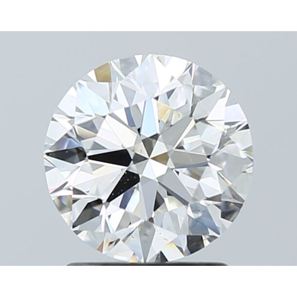 1.5 Carat Natural Diamond, Round Cut, Color H, Clarity SI1