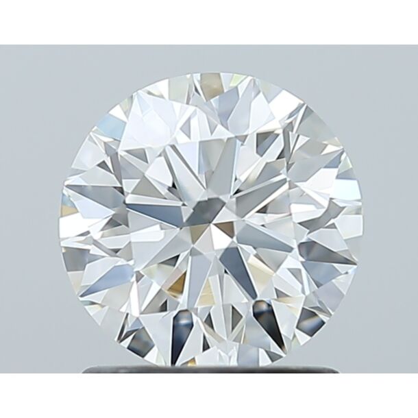 1.21 Carat Natural Diamond, Round Cut, Color H, Clarity VVS2